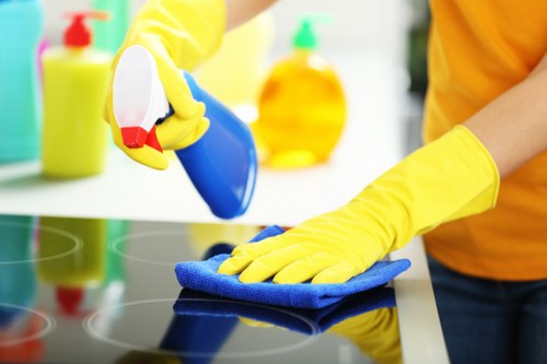 Safe use of cleaning products and tools during carpet cleaning