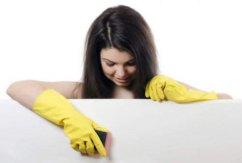 Professional hot water extraction carpet cleaning process